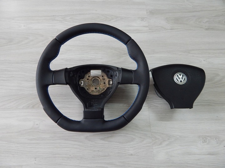 фото №11, Vw passat b6 eos golf v caddy jetta кермо нова шкіра sport подушка