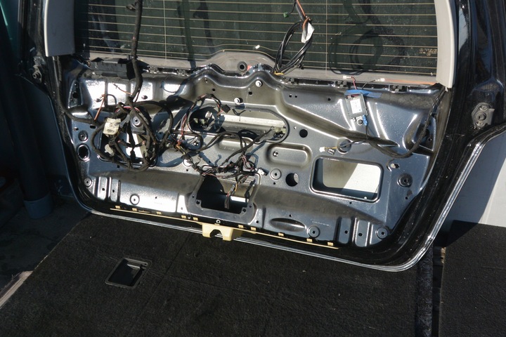 фото №11, Крышка багажника mercedes gl w164 c040 цвет чёрная