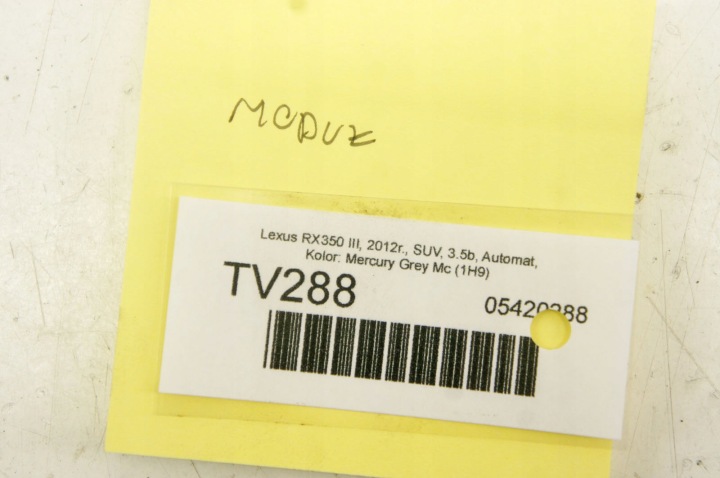 фото №7, Tv288 lexus rx iii модуль mpx кузов 89221-48411 ar