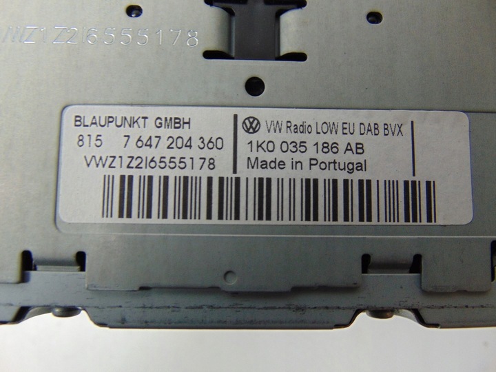 фото №14, Радіо заводські vw golf vi 1k0035186ab