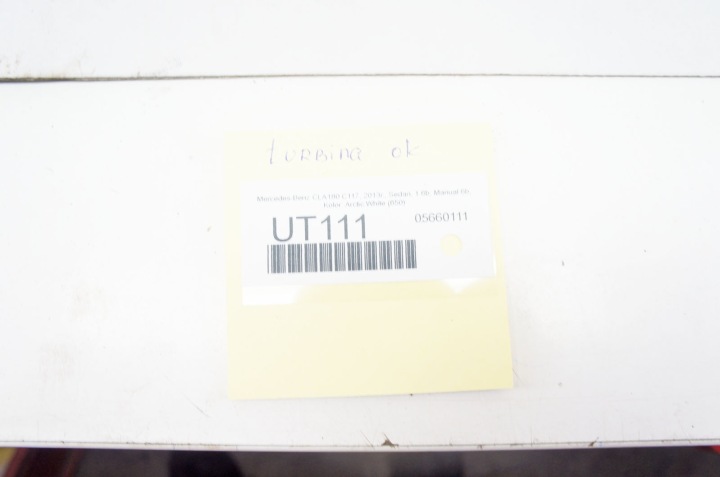 фото №7, Ut111 mercedes cla c117 w117 1.6i турбонагнетатель турбина a2700902280