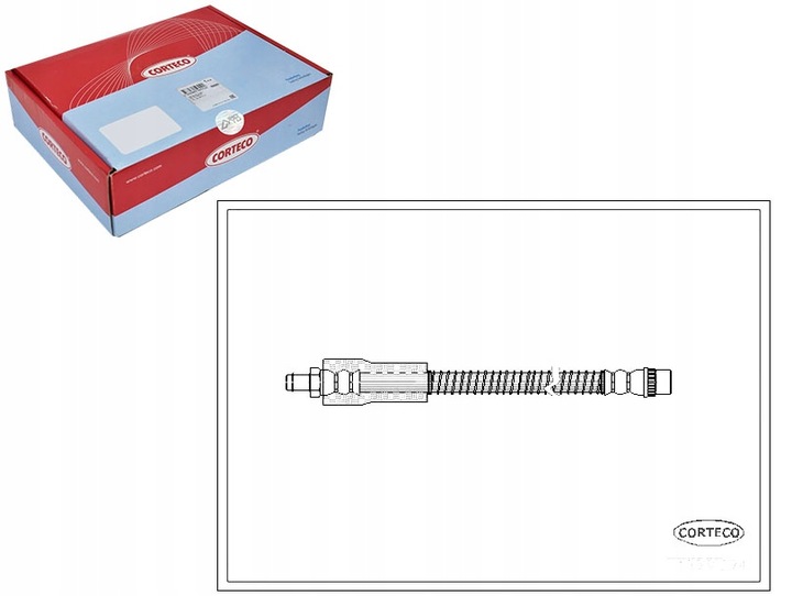фото №1, Corteco 19030274 шланг тормозной гибкий