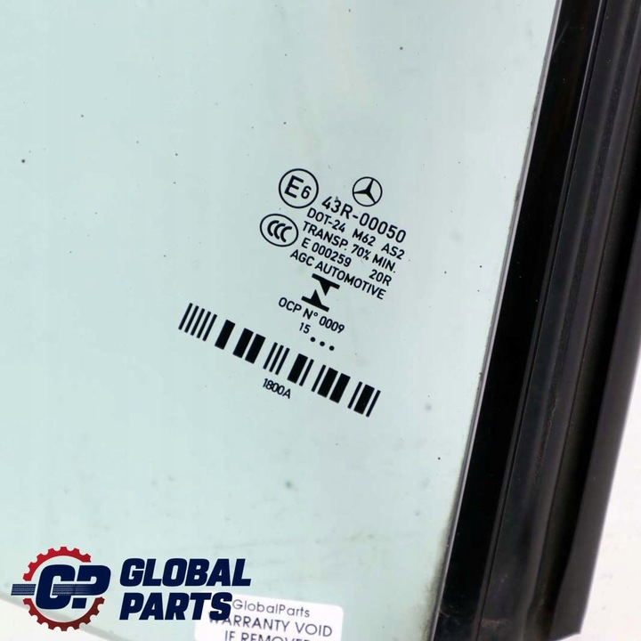 фото №12, Mercedes a207 задняя стекло боковая правый зад as2