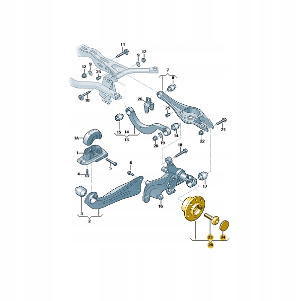 фото №1, Підшипник, набір ремонтний ступиці vw t