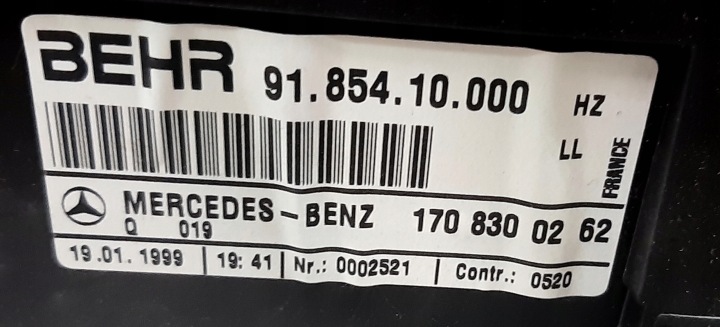 фото №14, Mercedes slk w170 r170 обігрівач