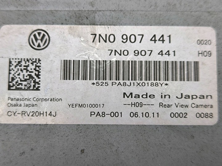 фото №7, Volkswagen sharan 2012 модуль / блок керування  камери