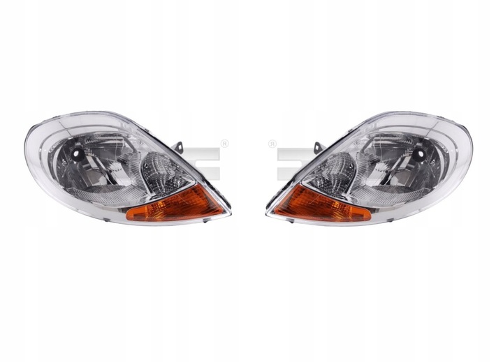 фото №15, Фара l h4, электрический, bez двигателя, цвет вкладыш: хромированный, цвет