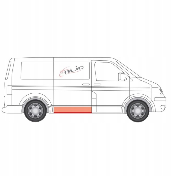 фото №2, Порог зад правые vw t5 03-15