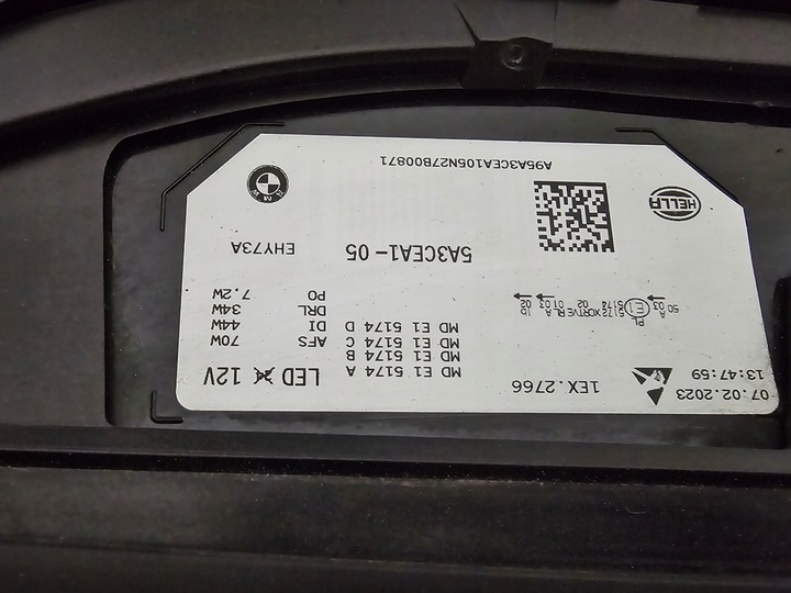 фото №7, Лампи перед ліва права bmw ix i20 m60 laser