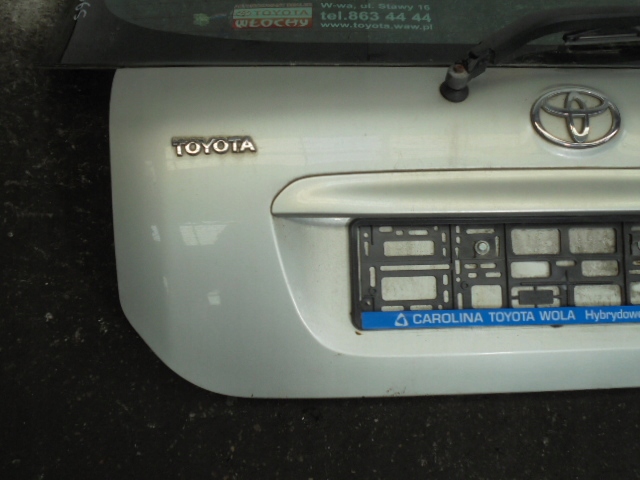 фото №8, Toyota corolla 9 e12 04-07 кришка кришка багажника скло 1c0 5d hb fl рестайлінг