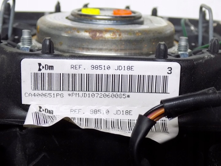 фото №9, Nissan qashqai j10 подушка водителя 98510jd18e