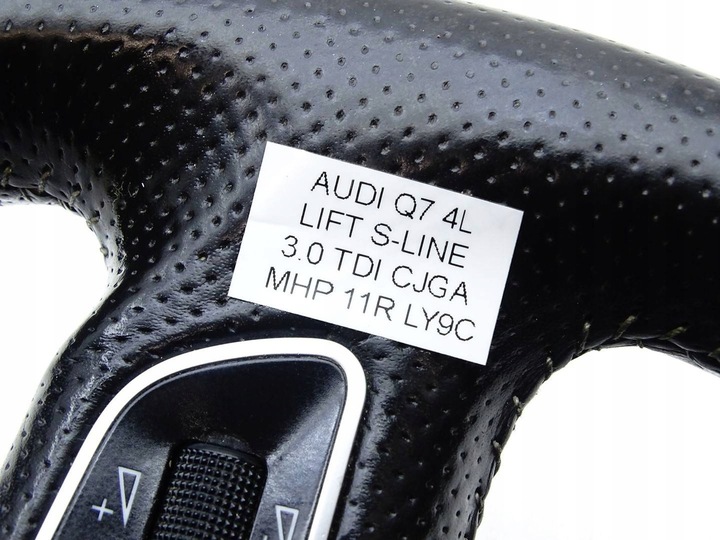 фото №13, Руль кожа стёганая лепестки мульти audi a6 c6 рестайлинг s-line 4f0419091dp