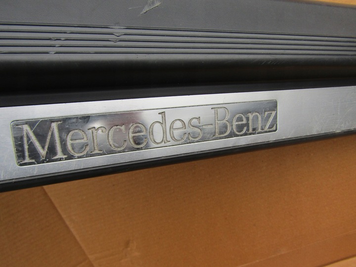 фото №10, 1 mercedes clk w208 планка пороговая накладка na порог перед чёрная левая правая