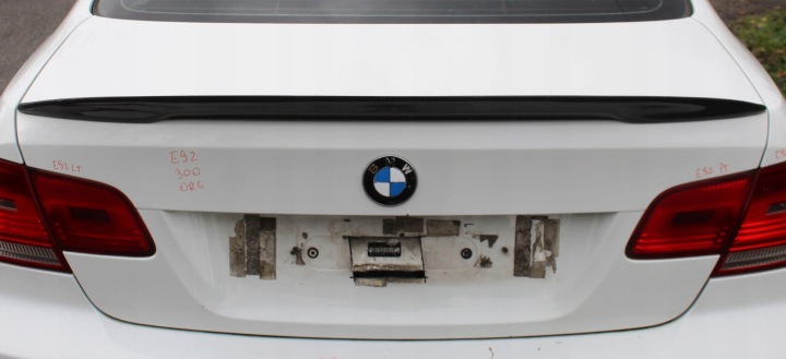 фото №8, Кришка зад багажника bmw e92 org 300 альпійський білий