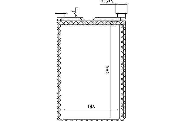 фото №13, Nissens 70526 теплообменник тепло, отопление