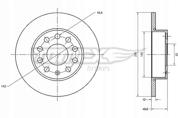 фото №2, Диски hamulowe 2 штуки зад do seat altea xl 1.4 2.0 tdi