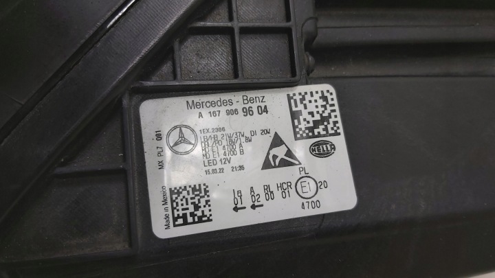 фото №12, Фара передняя правая mercedes gle a167 performance a1679069604