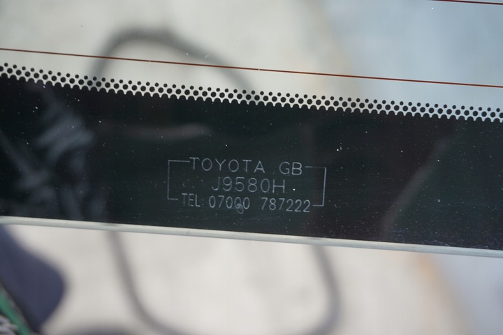 фото №9, Toyota land cruiser 120 скло бокова кузовна лівий зад ліва задня 5d