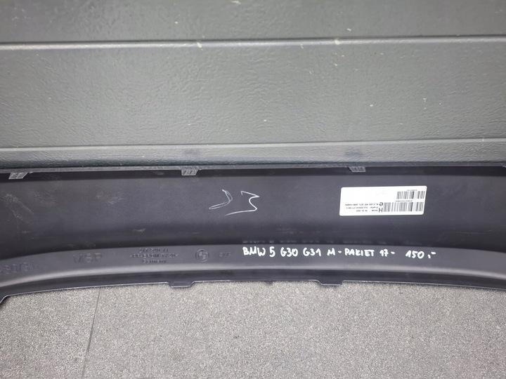 фото №8, Bmw 5 g30 g31 м-пакет 17- диффузор накладка бампера зад заднего оригинал