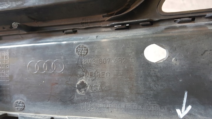 фото №9, Решётка бампера правые перед audi a3 8v3807682g