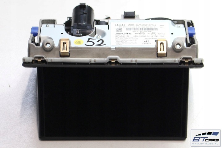 фото №9, Audi a3 набор mmi 3g+ mib считыватель sim sd + монитор + панель 8v0035021a 8v0