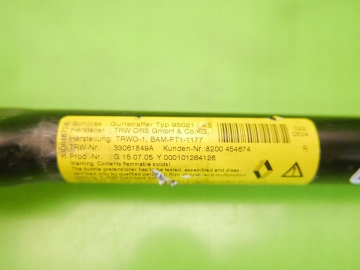 фото №6, Натягувач ременя правий перед renault clio iii phi 05-