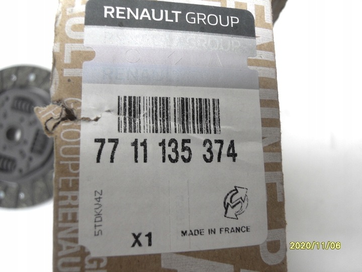 фото №3, Зчеплення 1.4 1.6 16v megane ii scenic ii оригінал