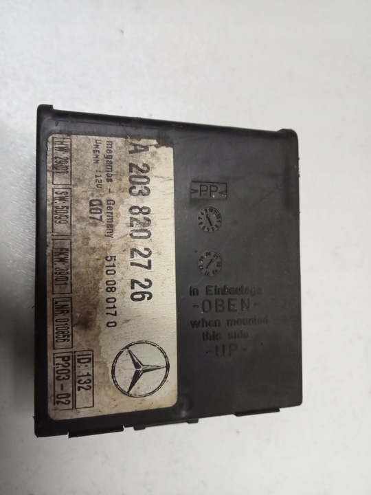 фото №1, Mercedes c-klasa w203 00-06 модуль сигнализации a2038202726