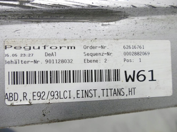 фото №12, Bmw (oem) 7227986 молдинг пороговая правая
