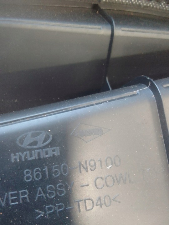 фото №15, Hyundai tucson iv 21- панель під лобовим склом 86150-n9100 usa