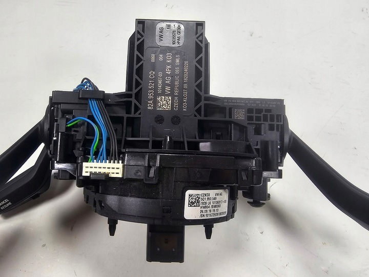 фото №5, Audi rs3 a3 підкермові важелі перемикач комбінований стрічка 5q1953549 82a953521cq