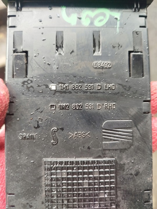 фото №5, Держатель na кружки напитки seat leon i toledo ii 2 1m1862531d