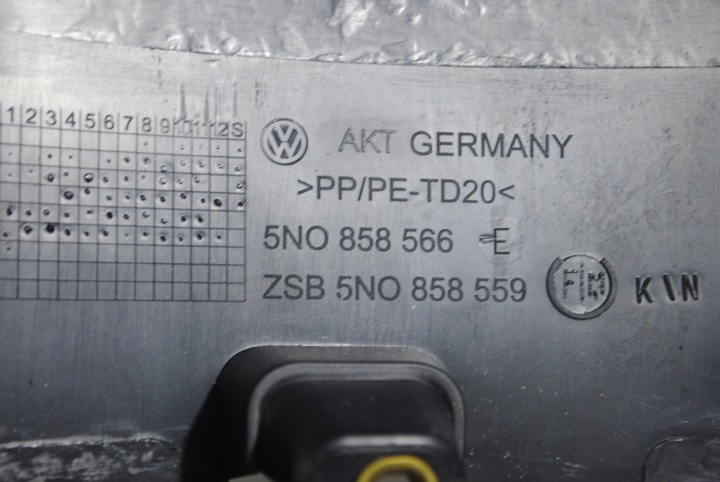 фото №7, Корпус колонки кермо 5n0858565b, 5n0858566e vw golf vi plus рестайлінг