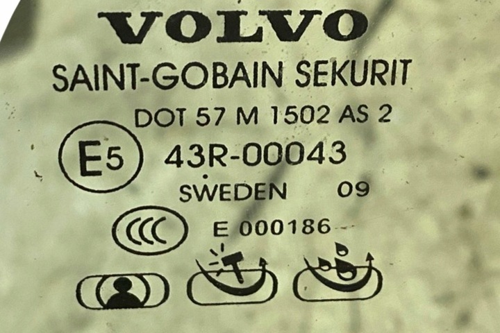 фото №8, Скло правих передніх двері volvo xc70 ii 43r00043 3.0l бензин 210kw