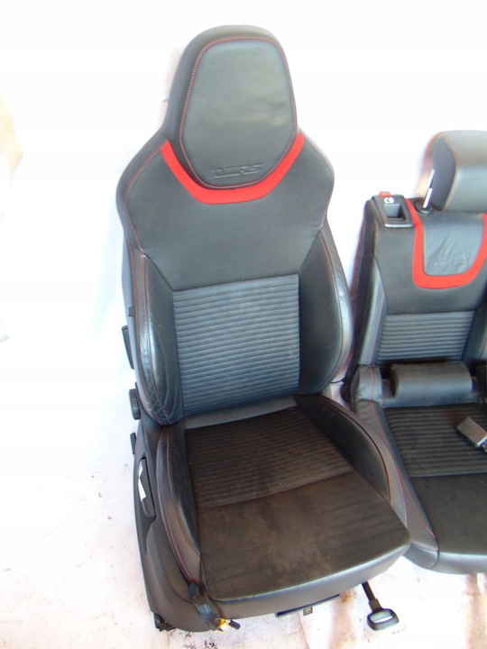 фото №8, Комплект сиденье правые левый зад перед сиденья кожа skoda octavia iii vrs