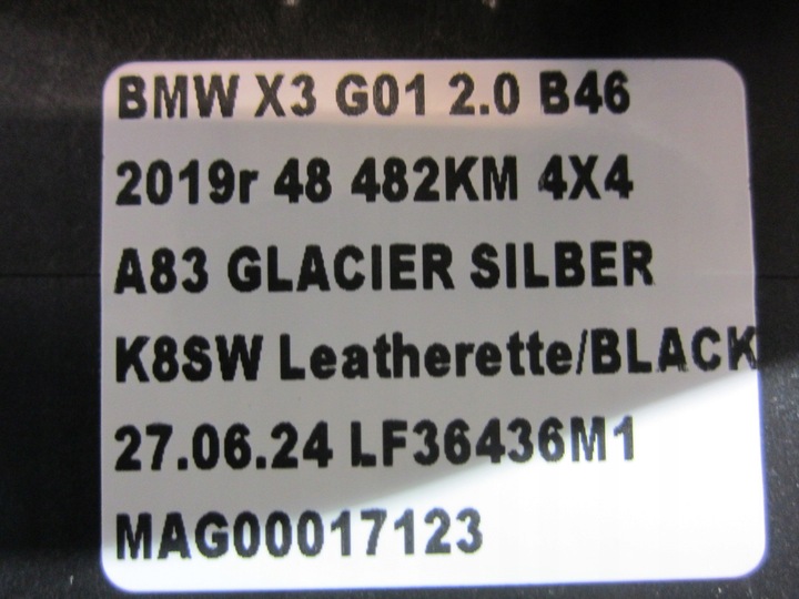 фото №11, Bmw x3 g01 x4 g02 динамік низькочастотний центральний hifi 6811926 65136811926
