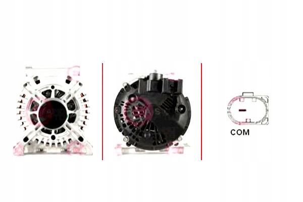 фото №1, Casco генератор 12v 150a оригінальний номер valeo casco