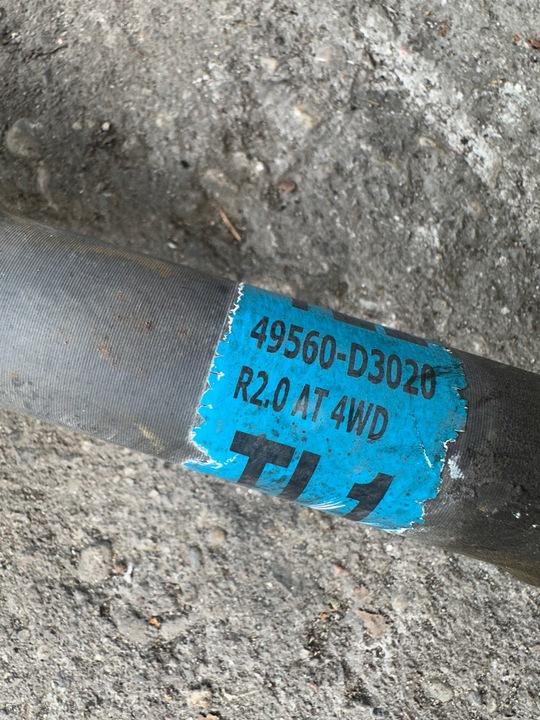 фото №7, Піввісь праві перед права 2.0 crdi 49560-d3020 49501d7010 kia sportage iv