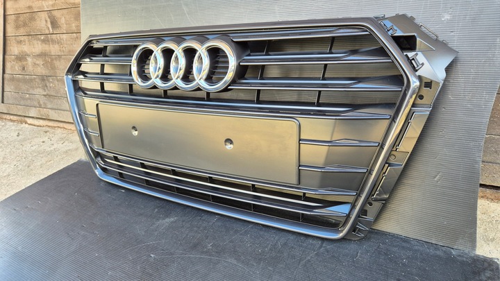 фото №9, Решітка радіатор решітка радіатора audi a4 b9 8w0 8w 15-19 чорний оригінальний номер 8w0853651ab нова !!