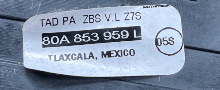 фото №10, K85 audi q5 ii 80a молдинг двери левые перед 80a853959l