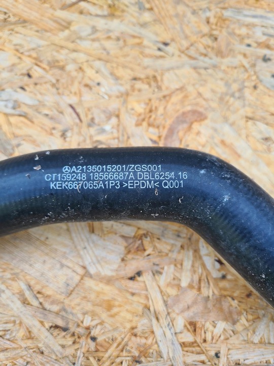 фото №4, E клас w213 2.0 654 шланг труба шланг води