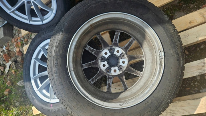 фото №10, Диски алюминий bmw g20 g21 16"6.5j et22 шины зимний 205/60/16 2023 ro