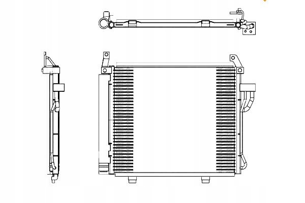 фото №2, Радіаторів кондиціонера з осушувач hyundai i10 08