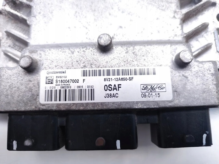 фото №7, Ford fiesta блок управления / модуль ecu 1.25 бензин 60kw 82 hp 8v21-12a650-sf