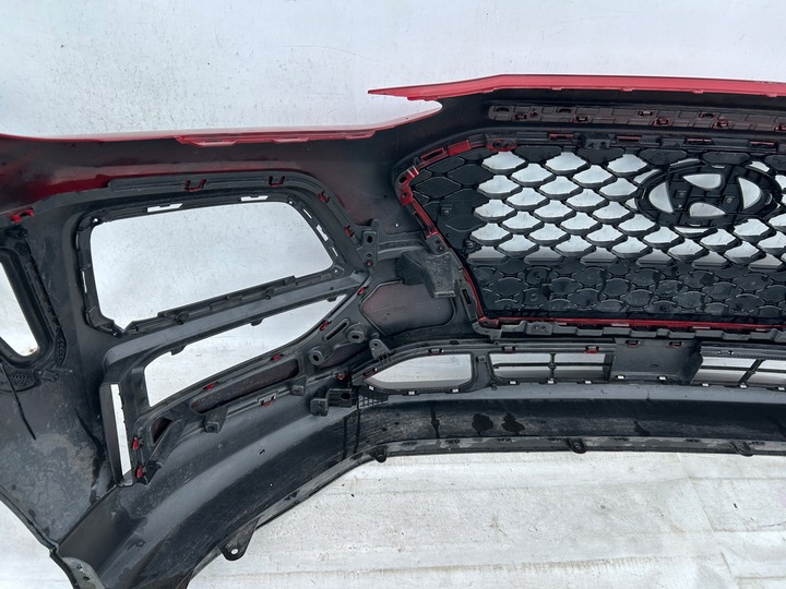 фото №12, Hyundai kona 17-20 бампер перед оригинал 86511-j9000 решётка радиатора