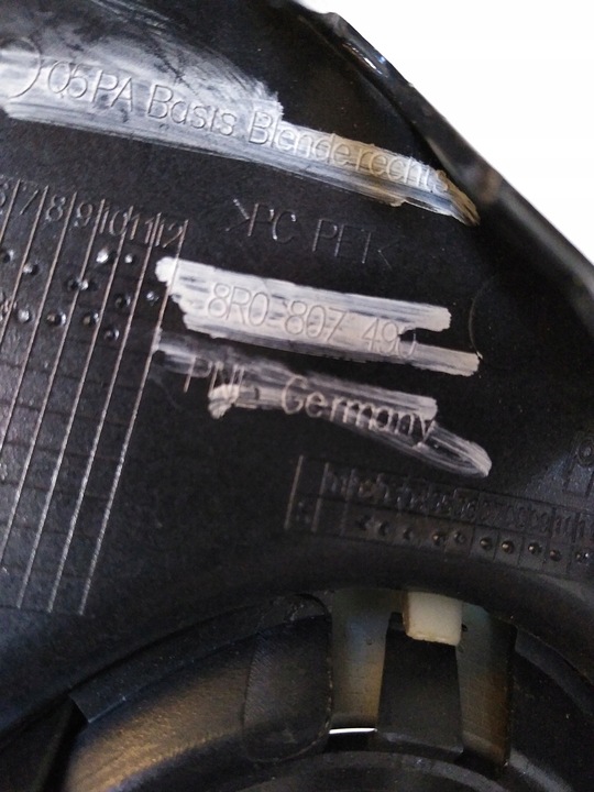 фото №6, Решітка бампера ліва audi q5 рестайлінг 8r0807490