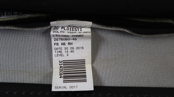 фото №9, Volvo v40 ii обивка спинка сиденья правые перед 31435084