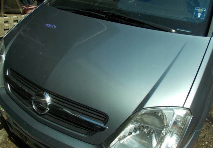 фото №4, Opel meriva a z163 капот кришка двигуна решітка радіатора