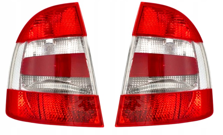 фото №1, 2x лампа зад сплав левая правая kpl skoda superb 2006-2008