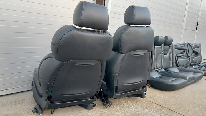 фото №13, Сиденья recaro кожаные w pełnej elektryce кожа подогрев перед+ зад audi a6 c5